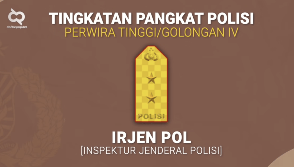 pangkat akpol tertinggi