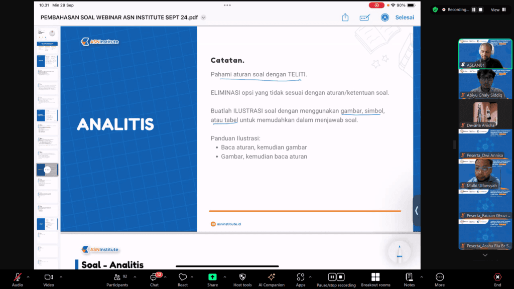 IKA FEB USU Gelar Pelatihan dan Try Out Akbar Persiapan Seleksi CPNS 2024 Bersama ASN Institute