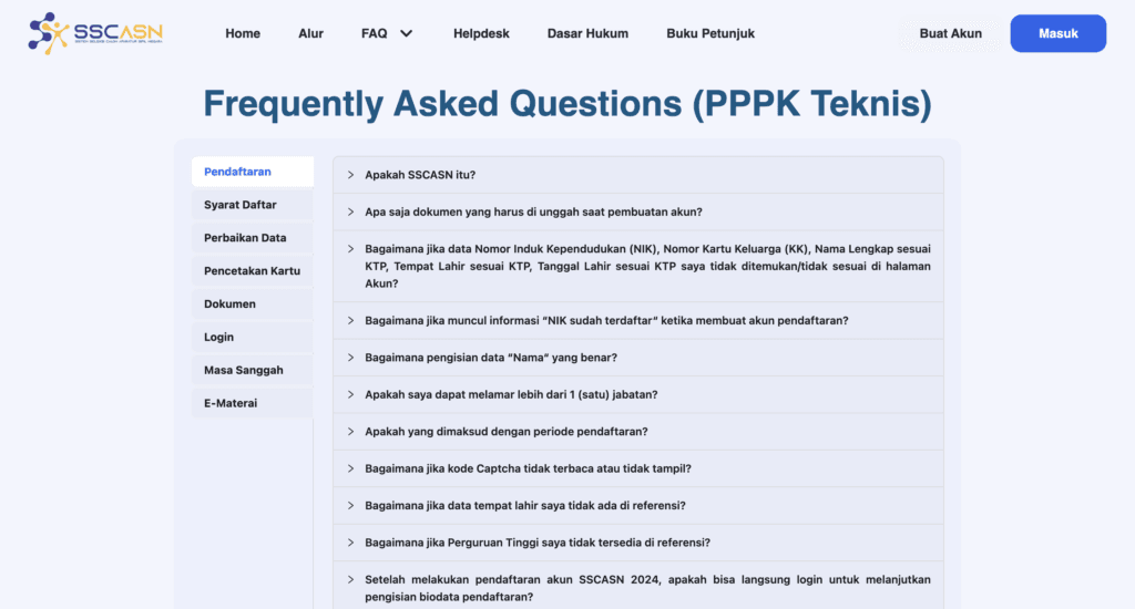 kenapa formasi pppk teknis tidak muncul