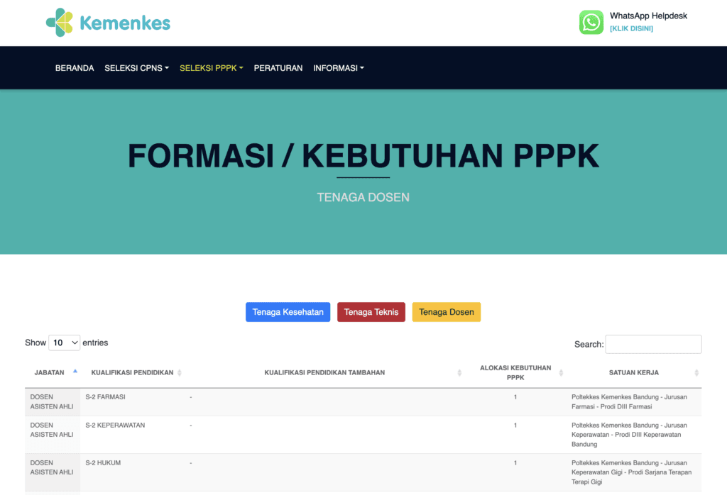 pppk kemenkes