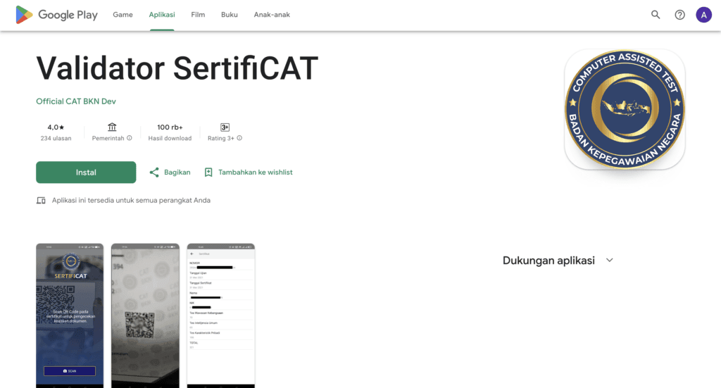 sertifikat skd cpns
