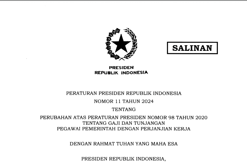 gaji pppk lulusan sma