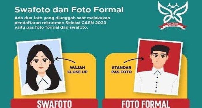apakah swafoto cpns bisa diganti