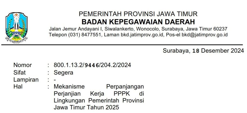 kontrak kerja pppk