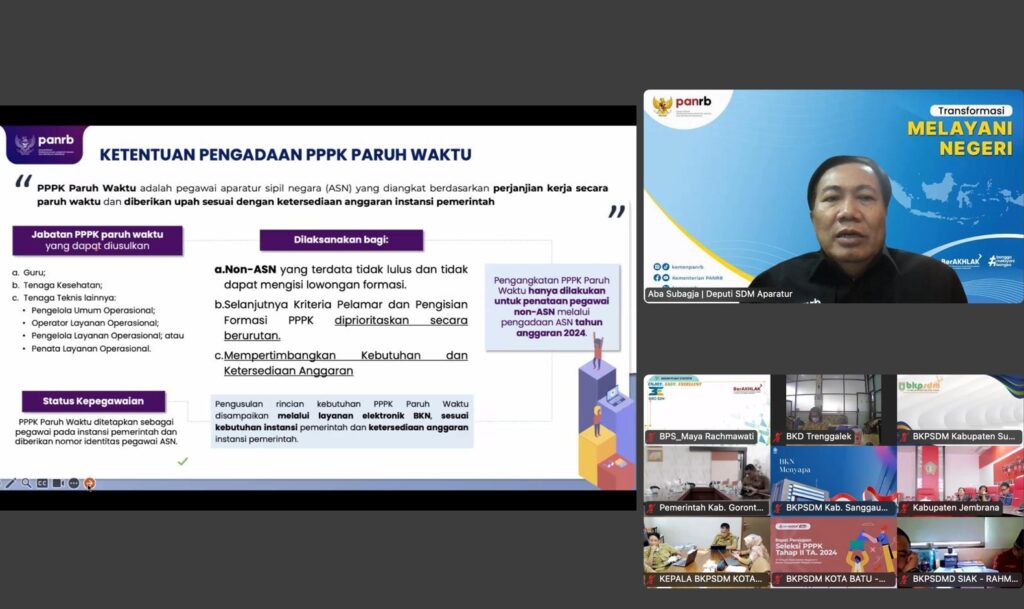 jadwal pengadaan pppk paruh waktu