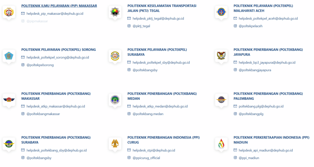 daftar lokasi tes skd kemenhub 2025
