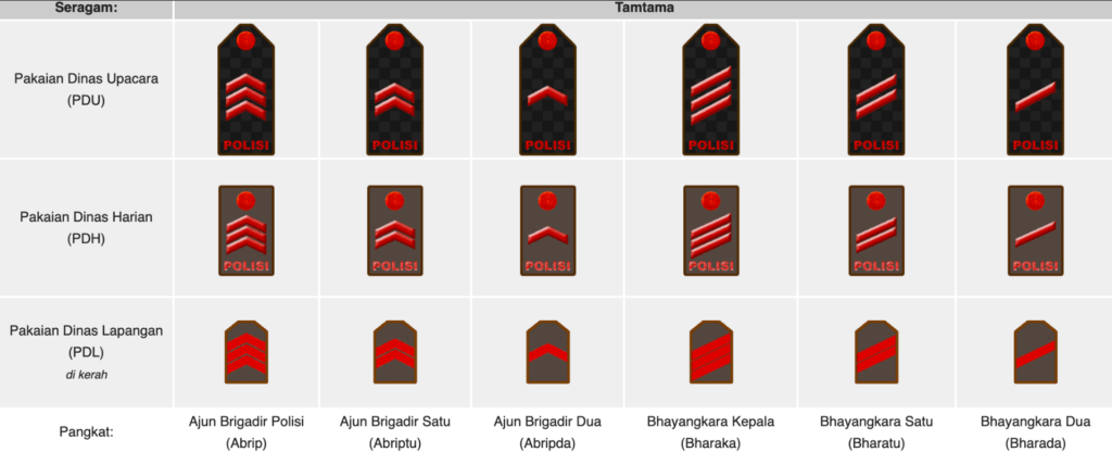 apa itu tamtama polri